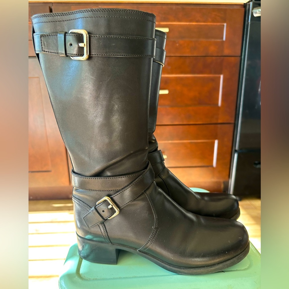 Prada Sport mid calf boots